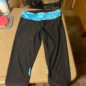 blue, black- speed dri-leggings
